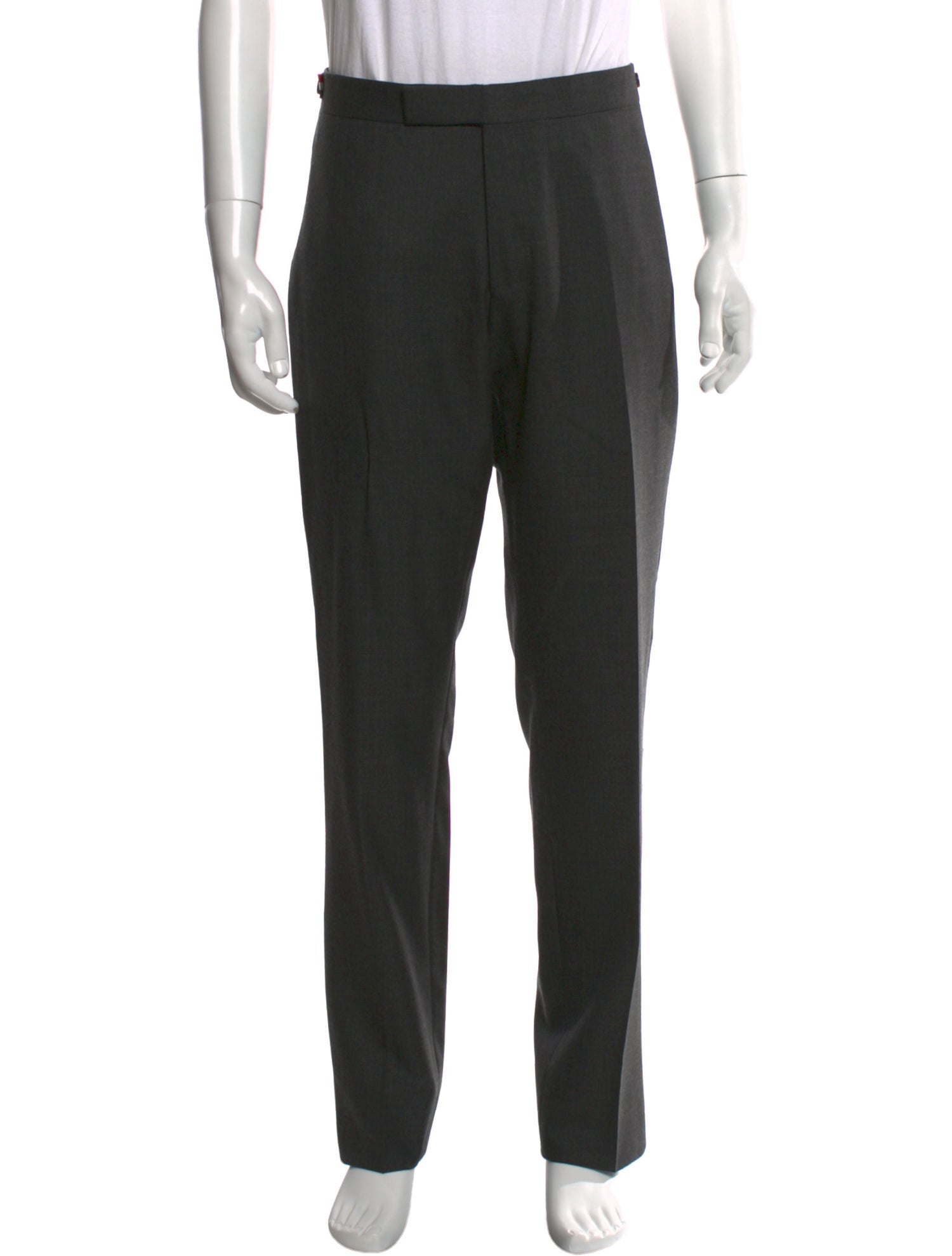 Thom Browne 4-Bar Low Rise Dress Pants