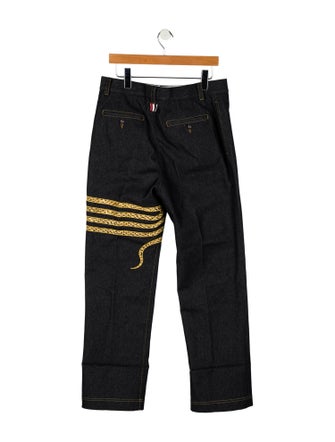 Thom Browne Lunar New Year Bootcut Jeans