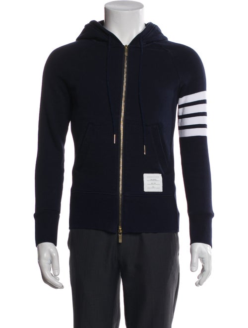 Thom Browne 4-Bar Striped Hoodie