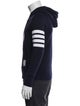 Thom Browne 4-Bar Striped Hoodie