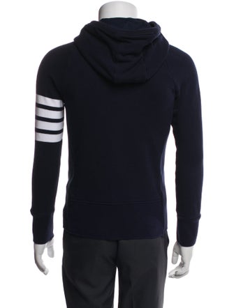 Thom Browne 4-Bar Striped Hoodie