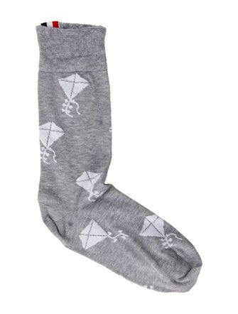 Thom Browne Kite pattern socks