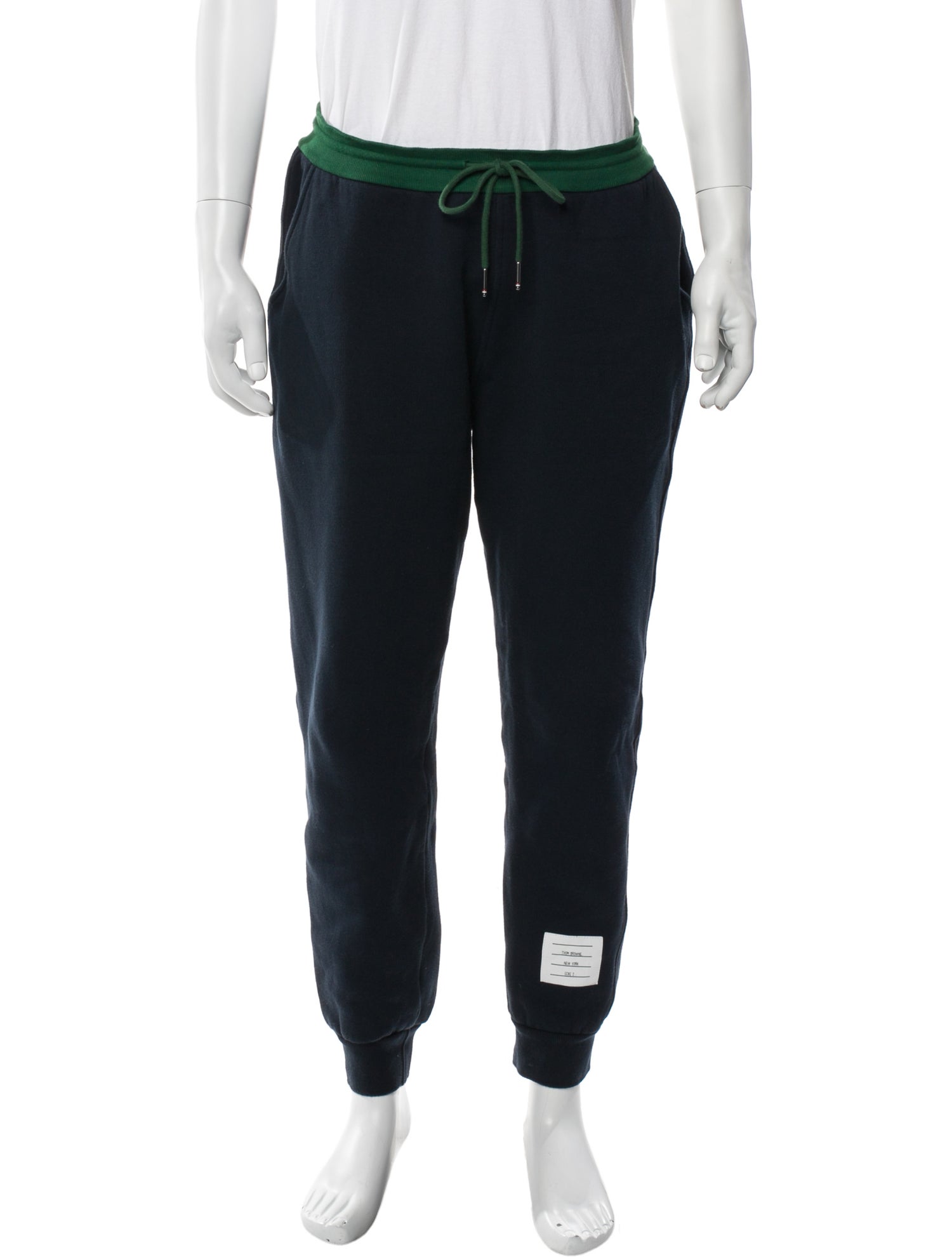 Thom Browne Colorblock Pattern Joggers