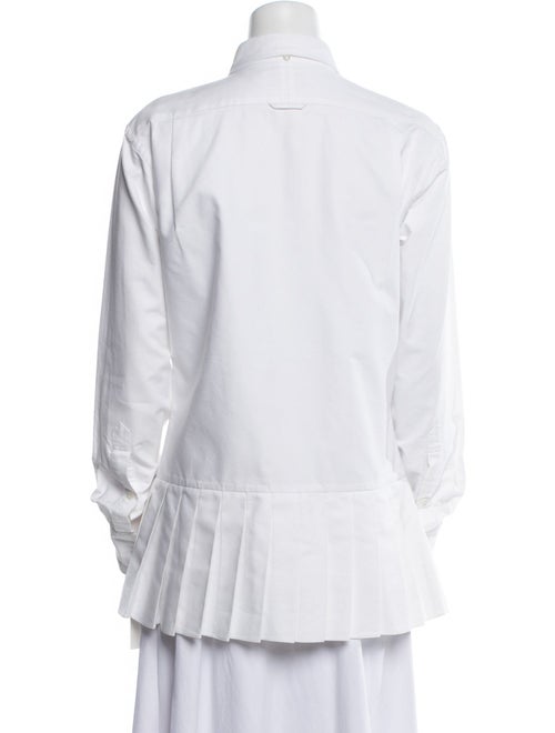 Thom Browne Long Sleeve Button-Up Top