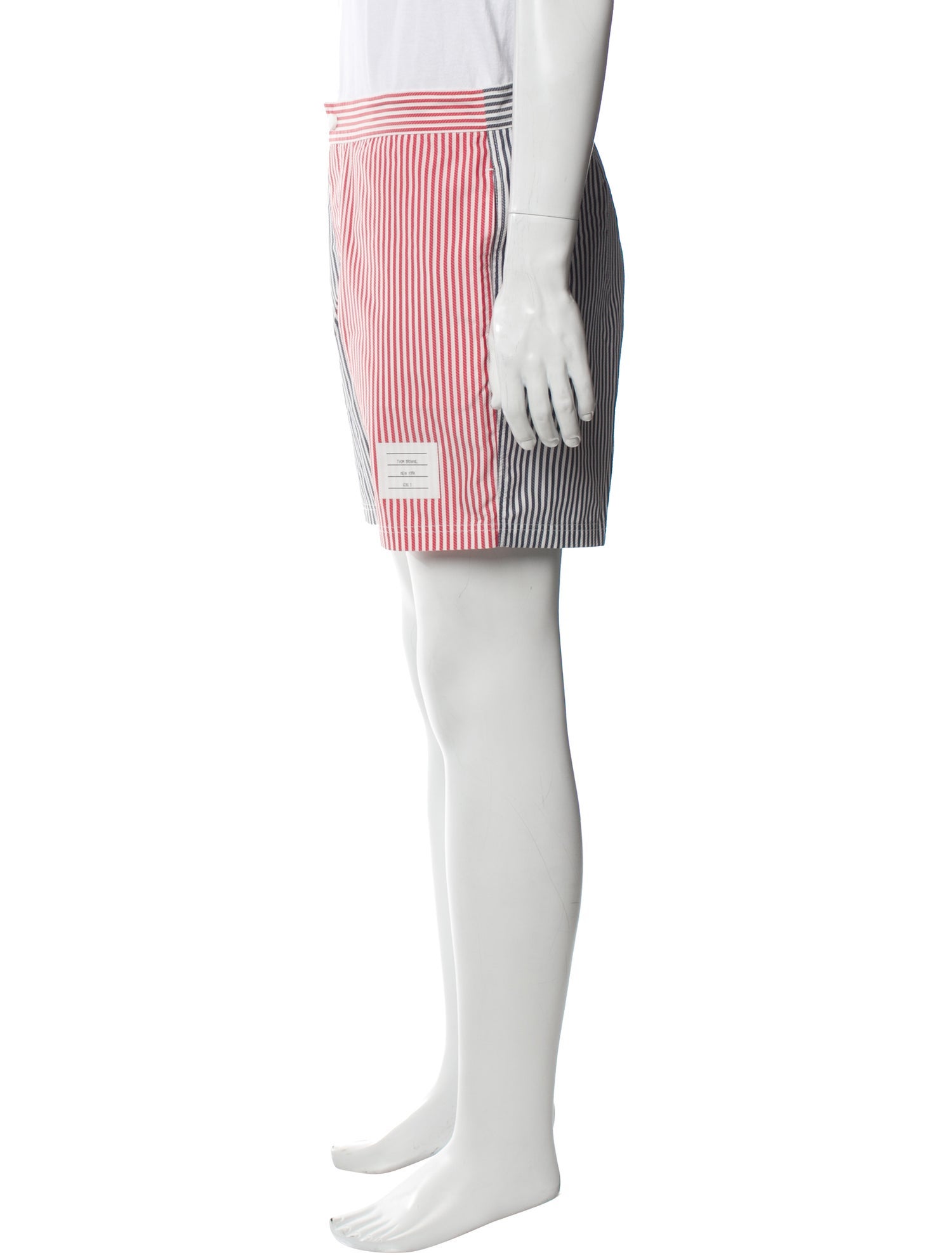 Thom Browne Striped Swim Trunks