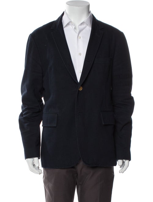 Thom Browne 4 Bar Stripe Grosgrain Trim Blazer