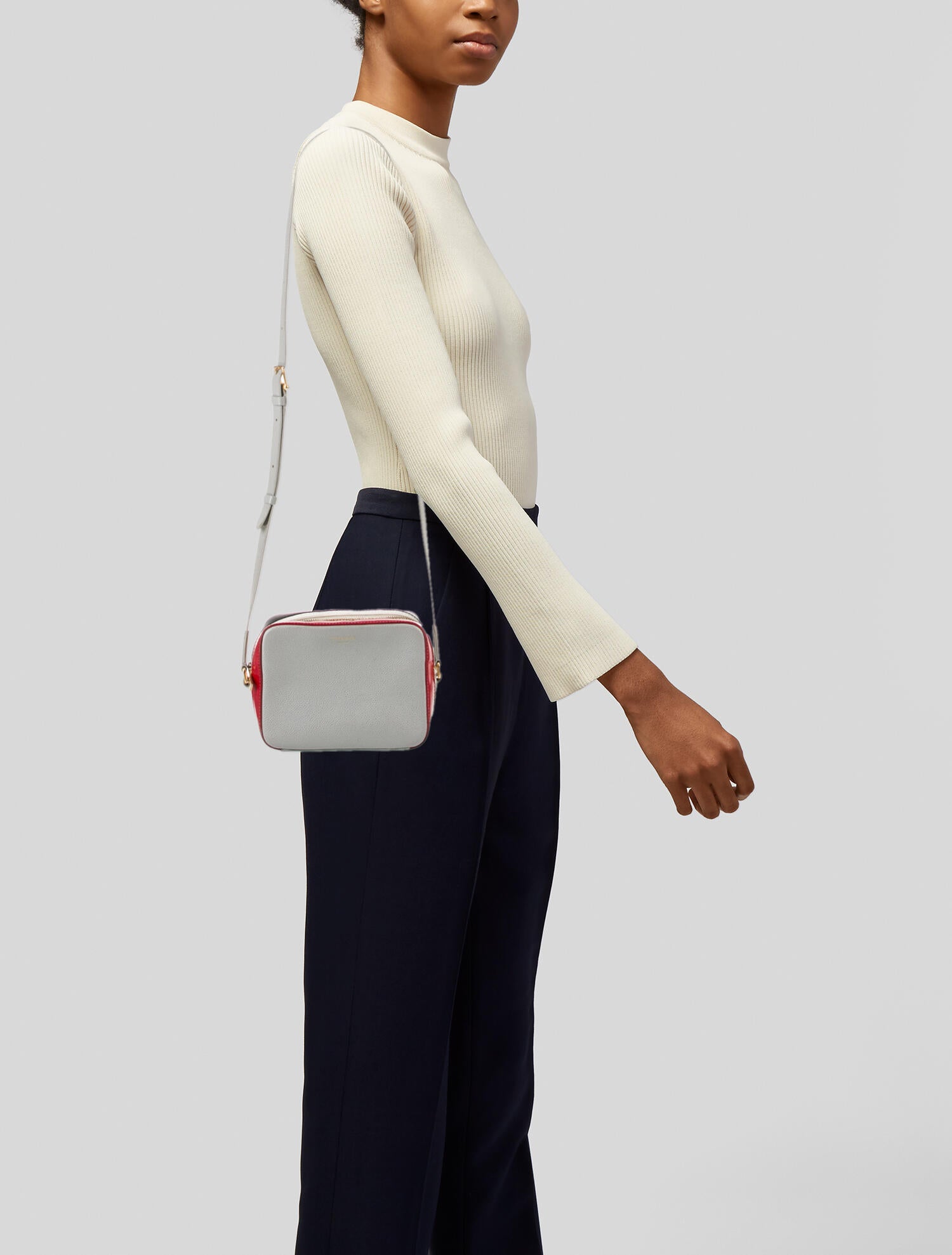 Thom Browne Leather Crossbody Bag