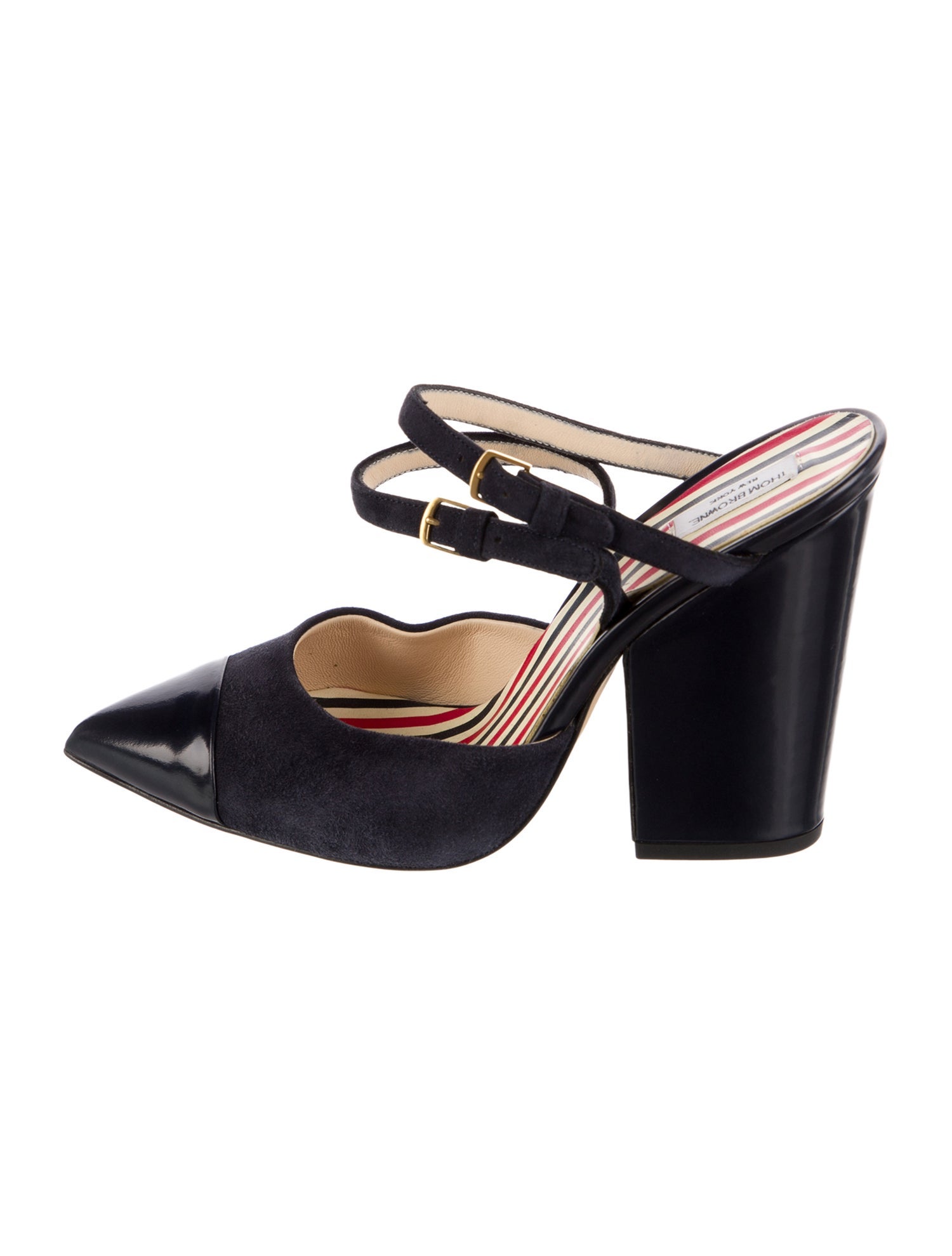 Thom Browne Suede Mules