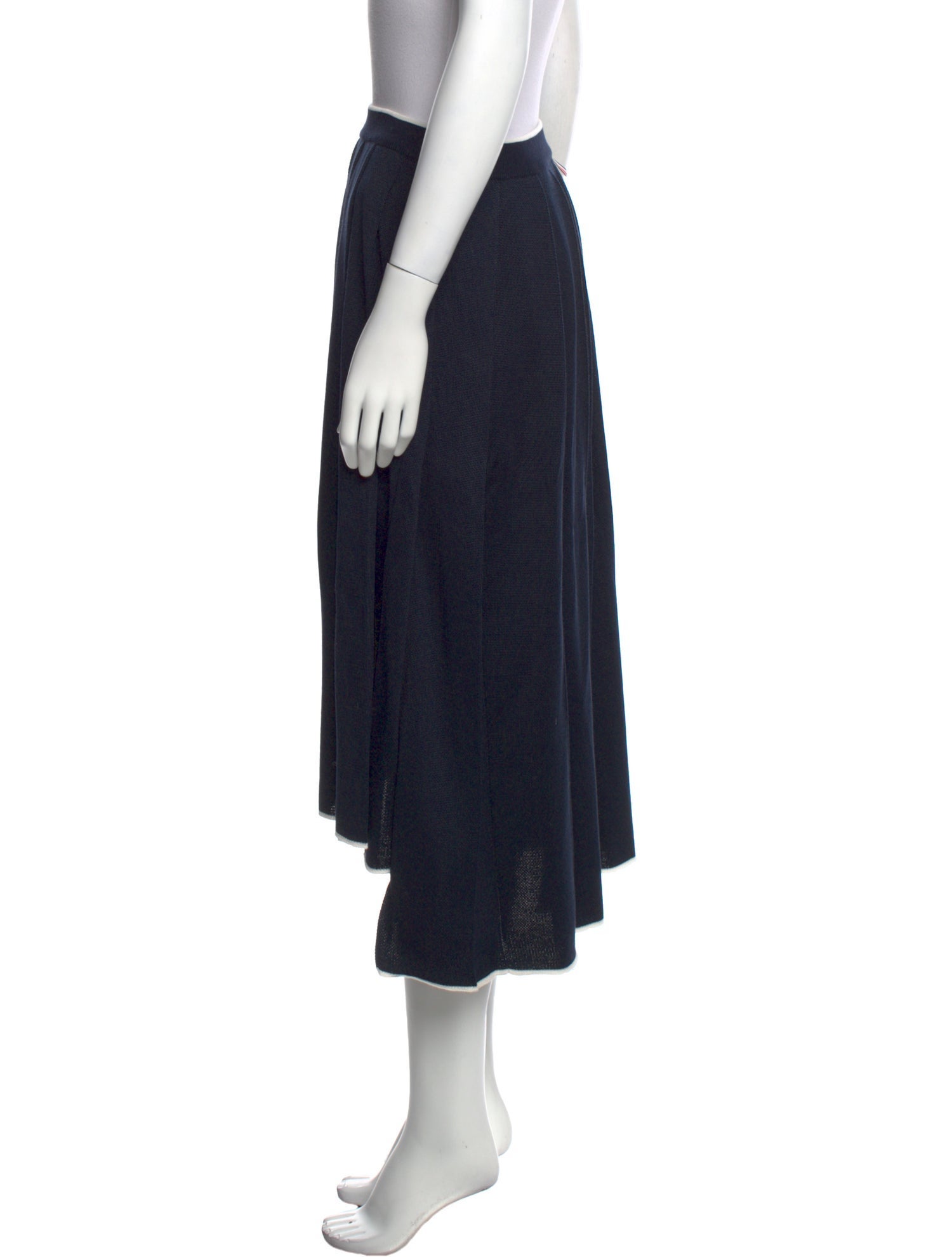 Thom Browne Birdseye Midi Length Skirt w/ Tags