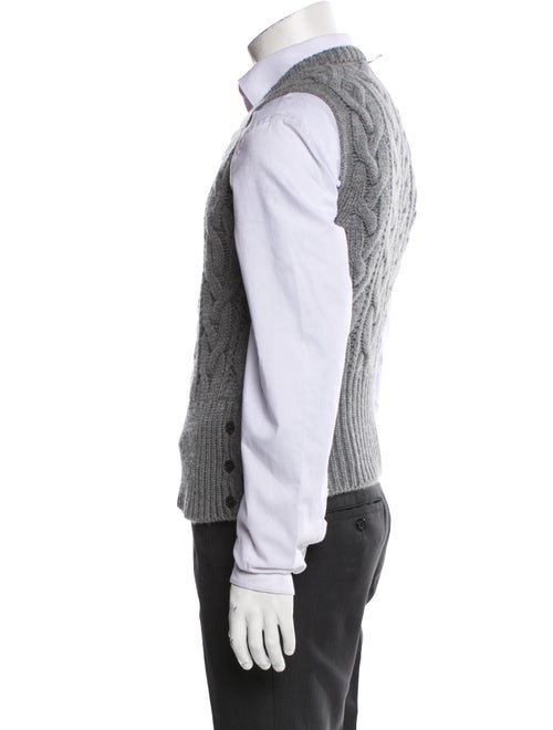 Thom Browne Cashmere Patterned Sweater Vest