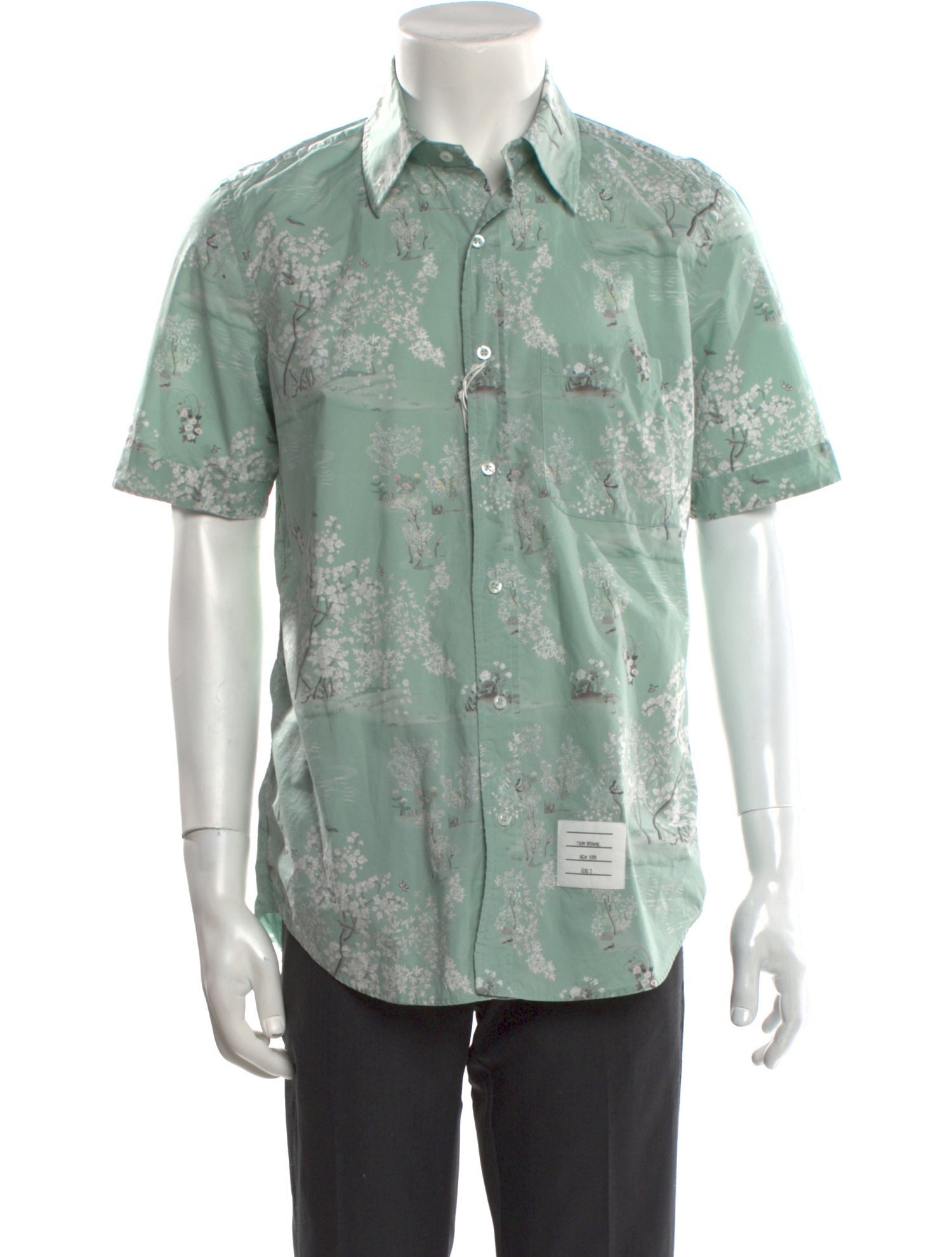 Thom Browne Printed Short Sleeve Shirt w/ Tags