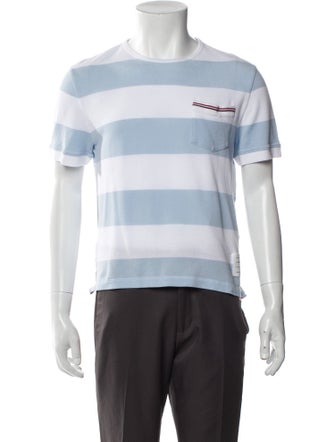 Thom Browne Stripe Pocket Striped T-Shirt