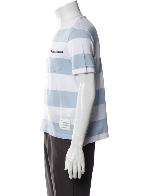 Thom Browne Stripe Pocket Striped T-Shirt