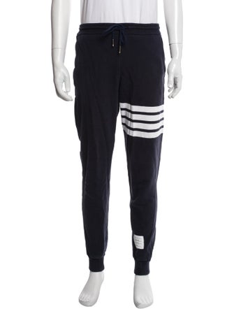 Thom Browne 4-Bar Striped Lounge Bottoms