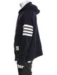 Thom Browne 4-Bar Striped Hoodie