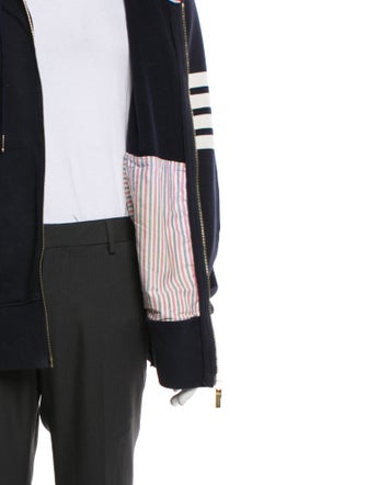 Thom Browne 4-Bar Striped Hoodie