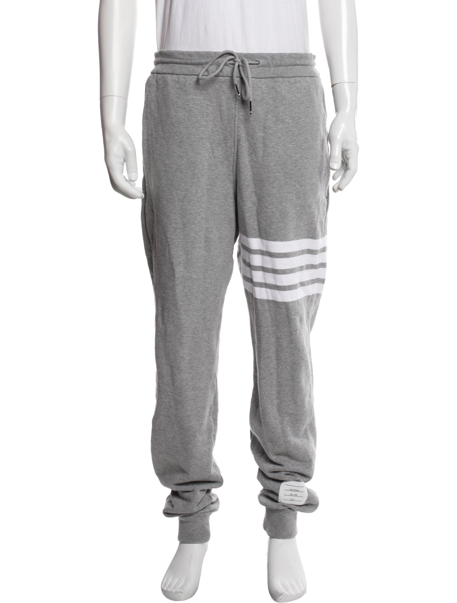 Thom Browne 4-Bar Striped Lounge Bottoms