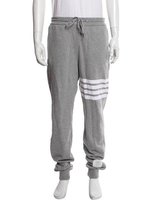 Thom Browne 4-Bar Striped Lounge Bottoms