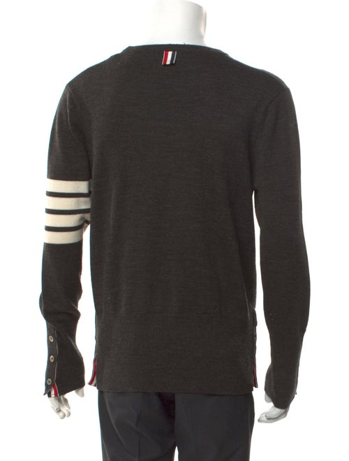 Thom Browne 4-Bar Striped Pullover