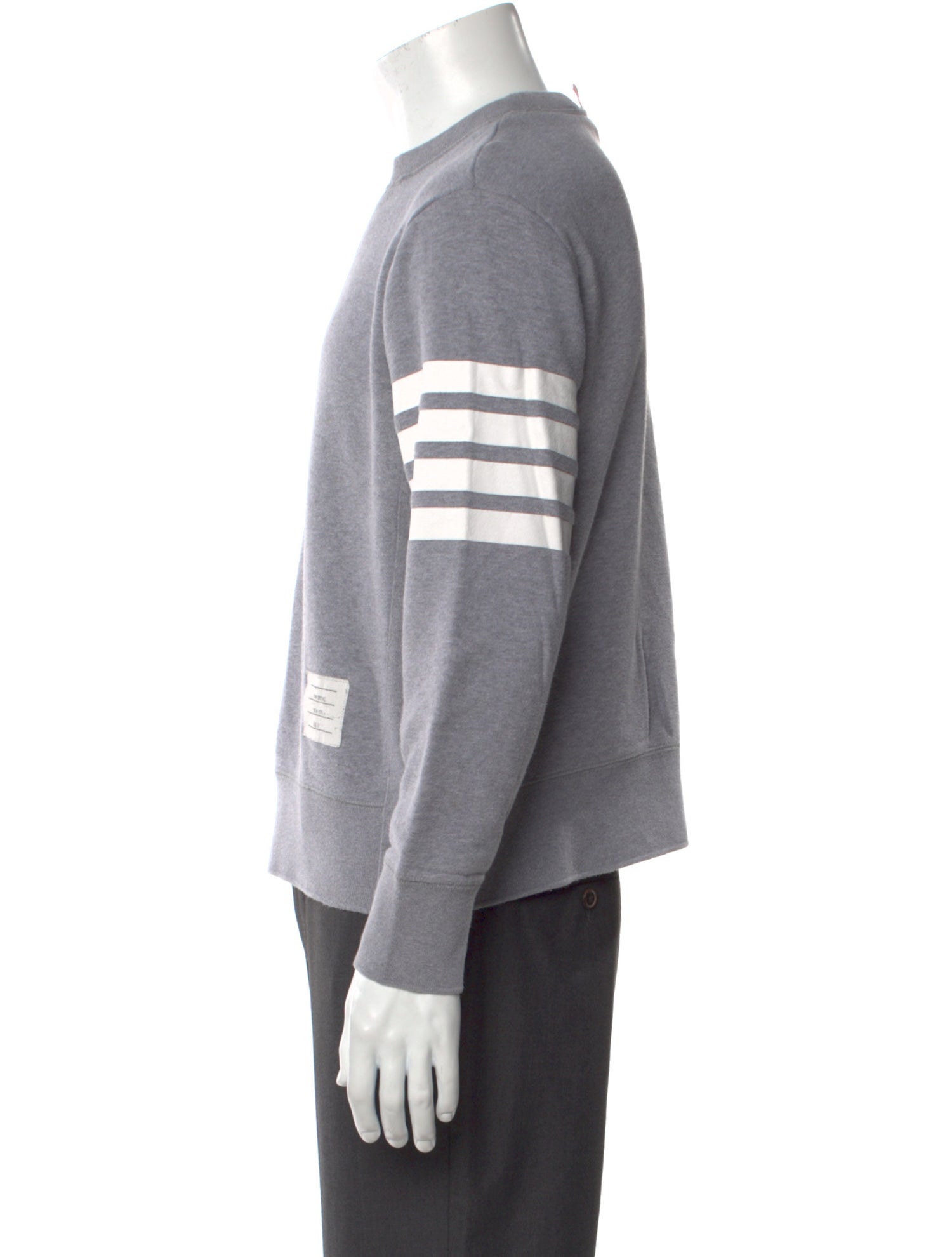 Thom Browne Striped Crew Neck Sweatshirt