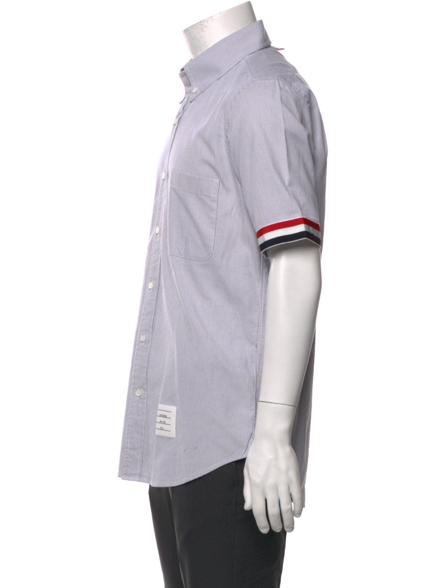 Thom Browne Striped Short Sleeve Shirt