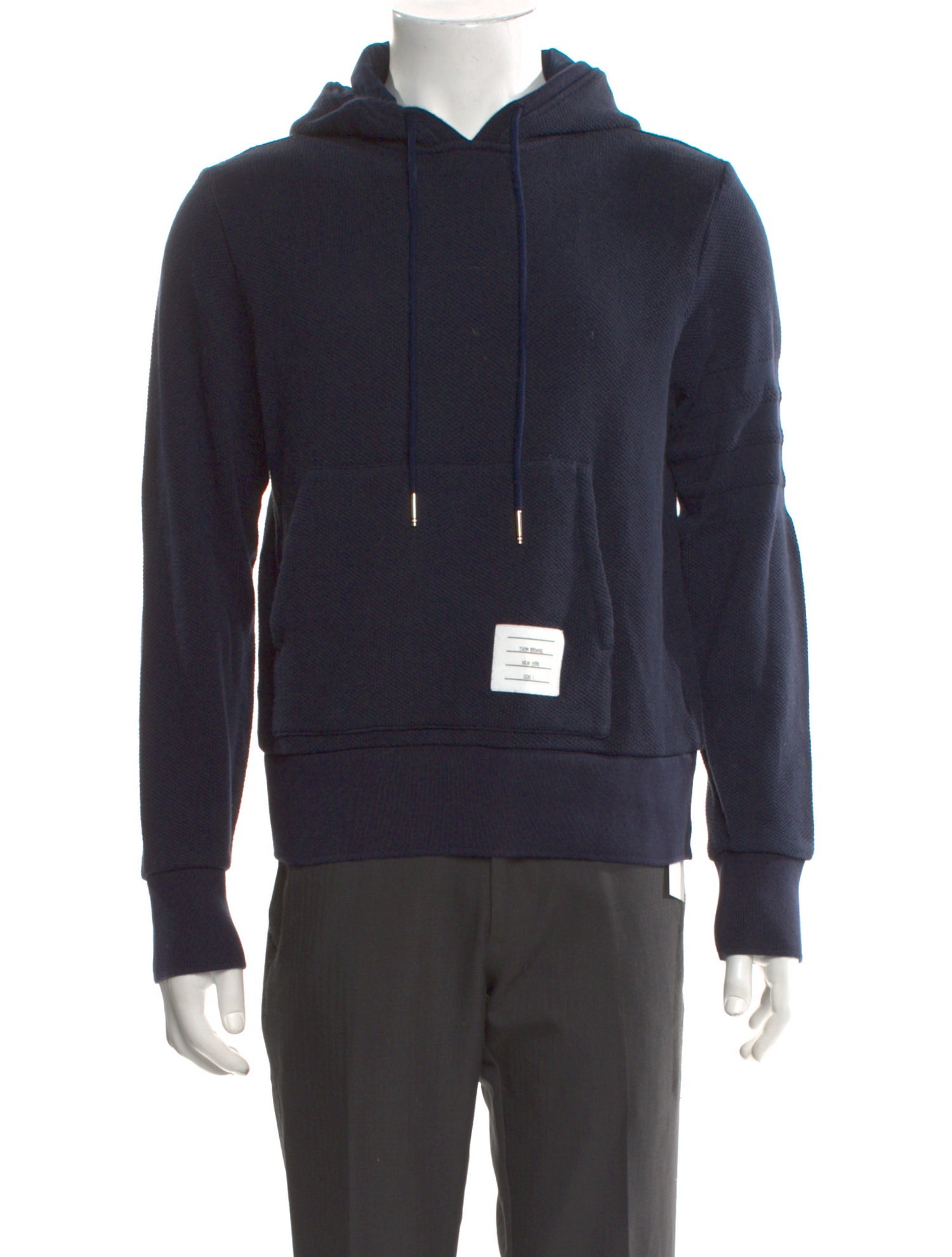 Thom Browne Crew Neck Long Sleeve Hoodie