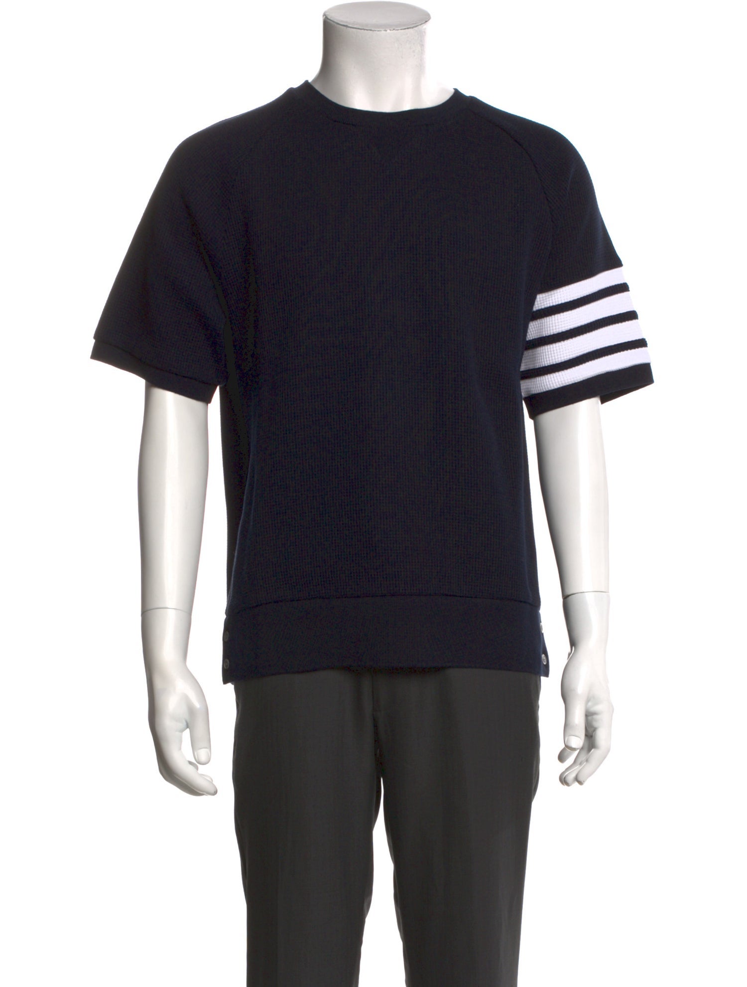 Thom Browne Striped Crew Neck Sweatshirt