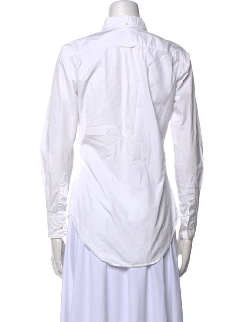 Thom Browne Long Sleeve Button-Up Top