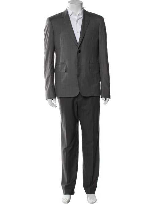 Thom Browne Wool Grosgrain Trim Suit