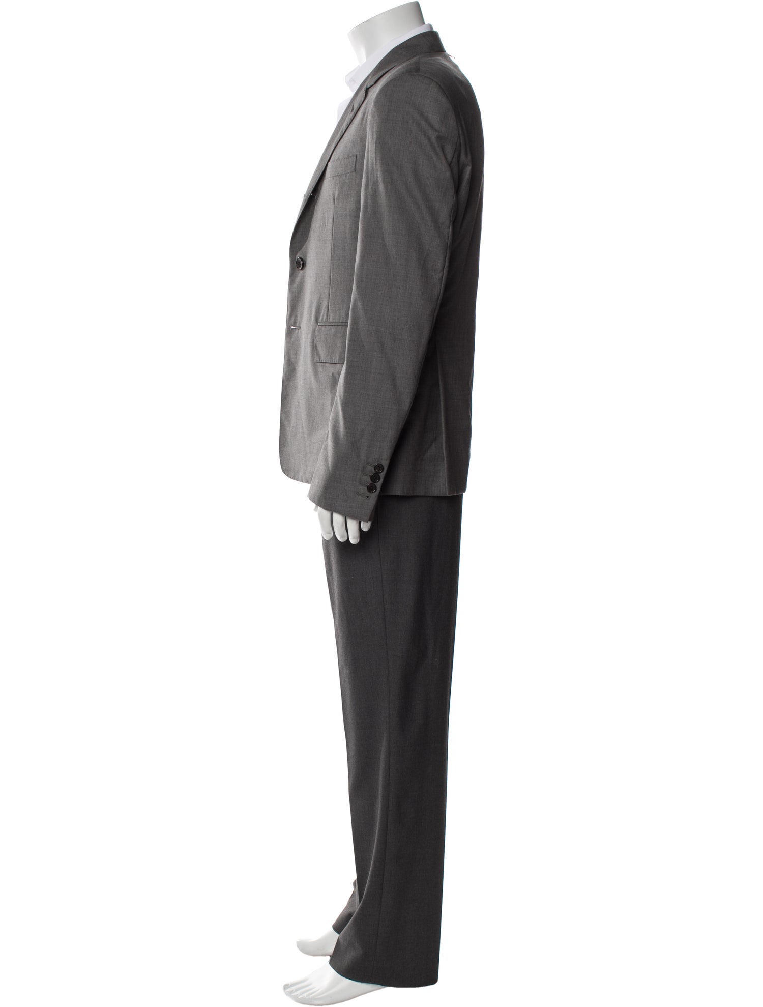 Thom Browne Wool Grosgrain Trim Suit