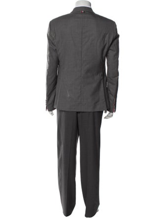 Thom Browne Wool Grosgrain Trim Suit