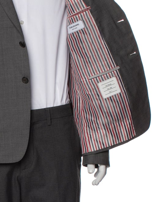 Thom Browne Wool Grosgrain Trim Suit