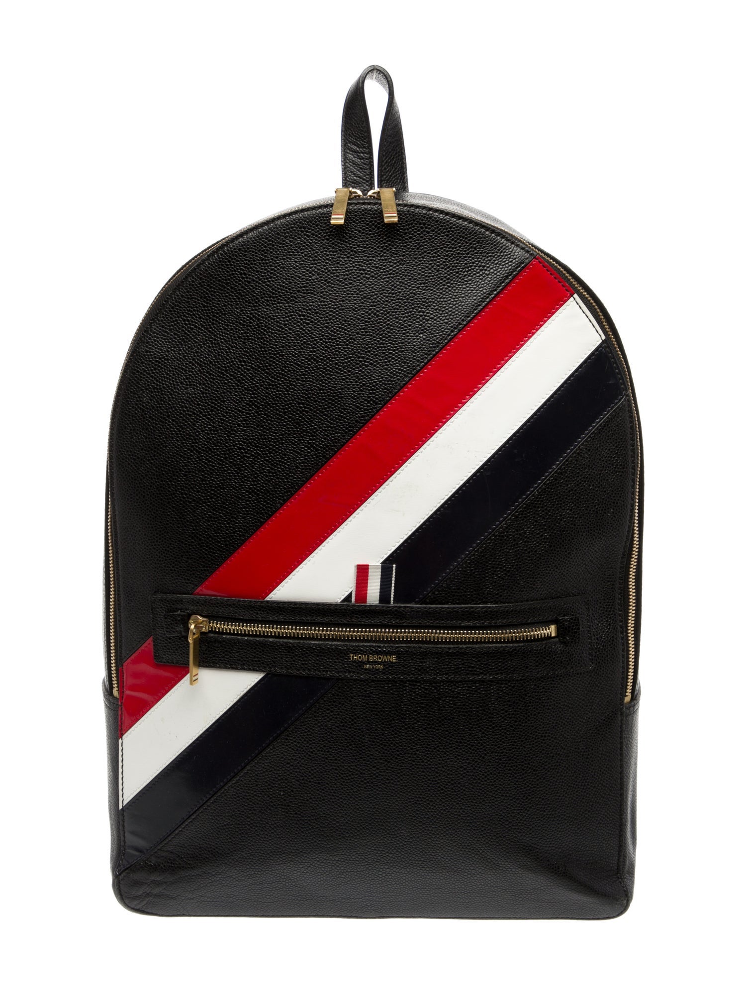 Thom Browne Leather Backpack