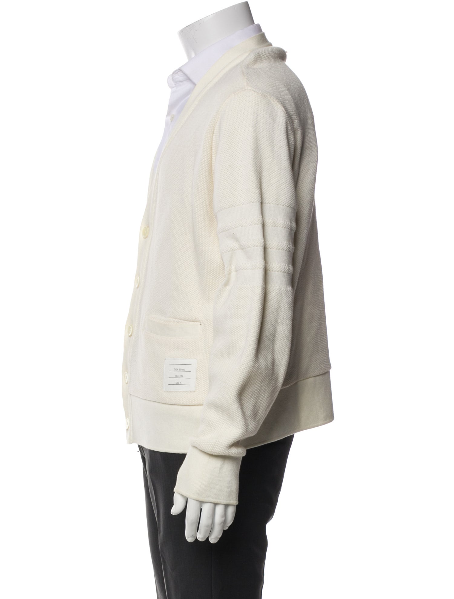 Thom Browne V-Neck Long Sleeve Cardigan