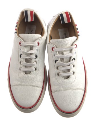 Thom Browne Leather Printed Sneakers