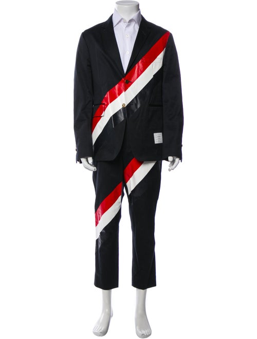 Thom Browne Diagonal Stripe Two Piece Suit