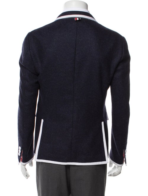 Thom Browne Wool Grosgrain Trim Blazer