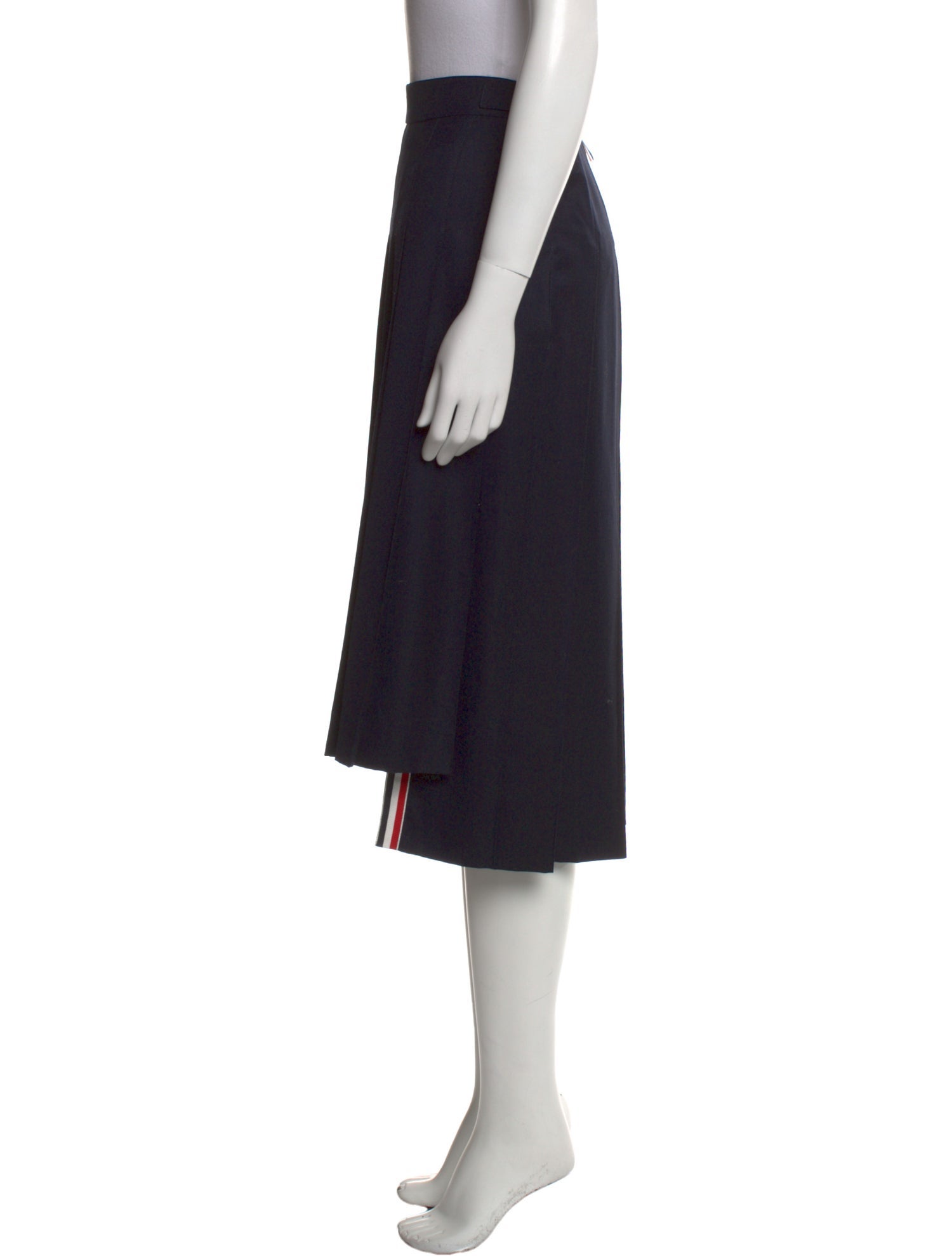 Thom Browne Wool Midi Length Skirt