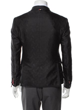 Thom Browne Silk Printed Blazer