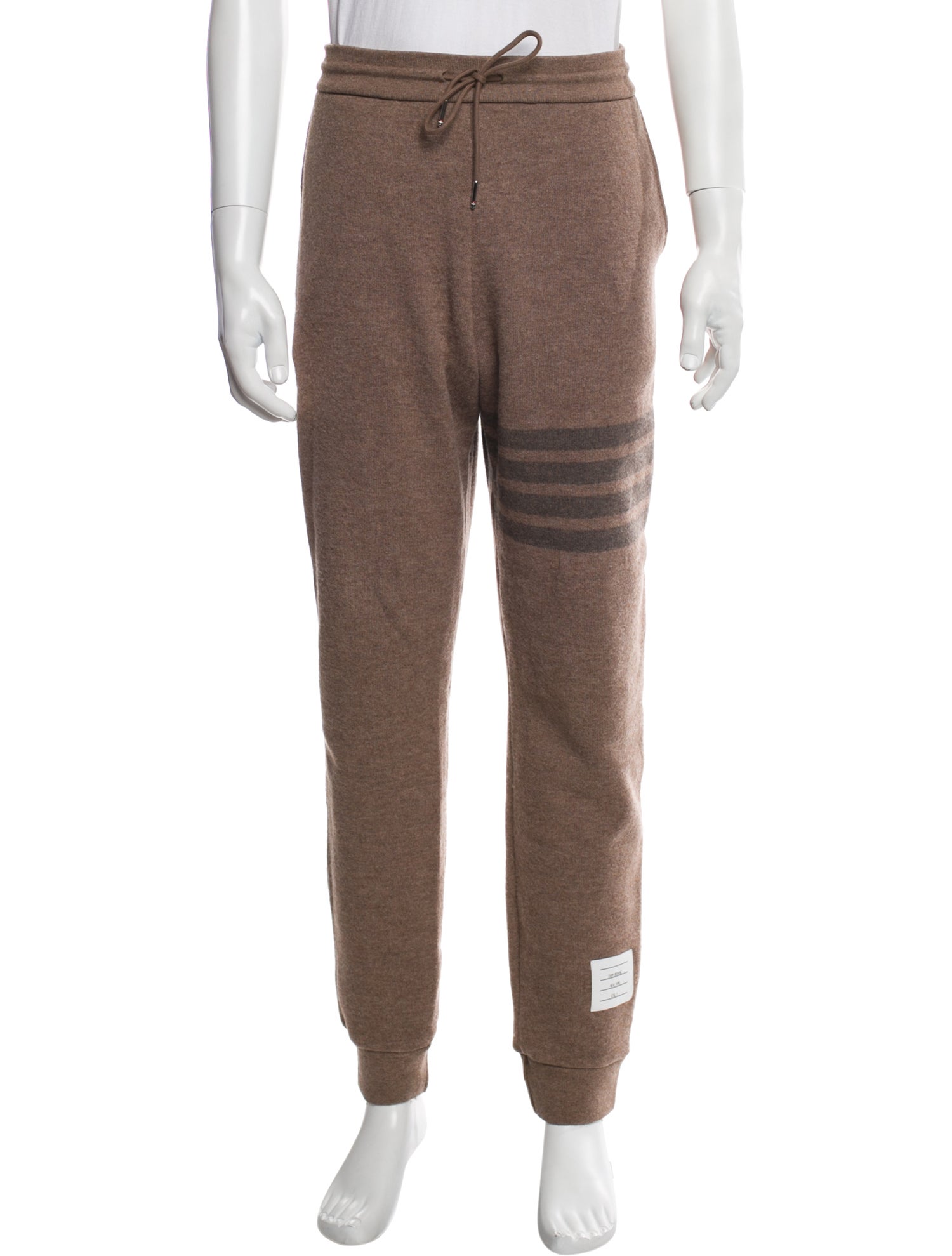 Thom Browne 4-Bar Virgin Wool Lounge Bottoms