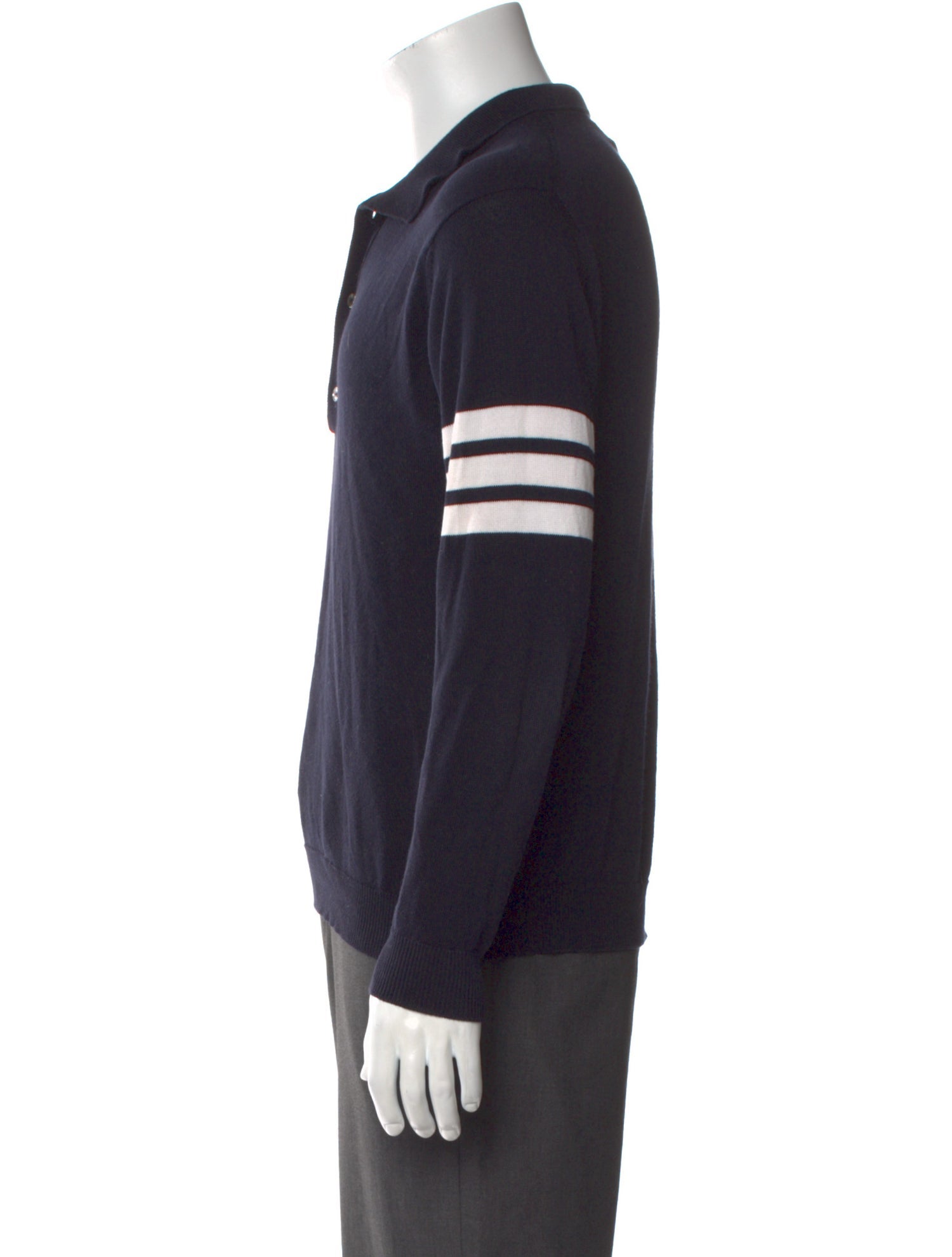 Thom Browne Vintage 4 Bar Stripe Polo Shirt