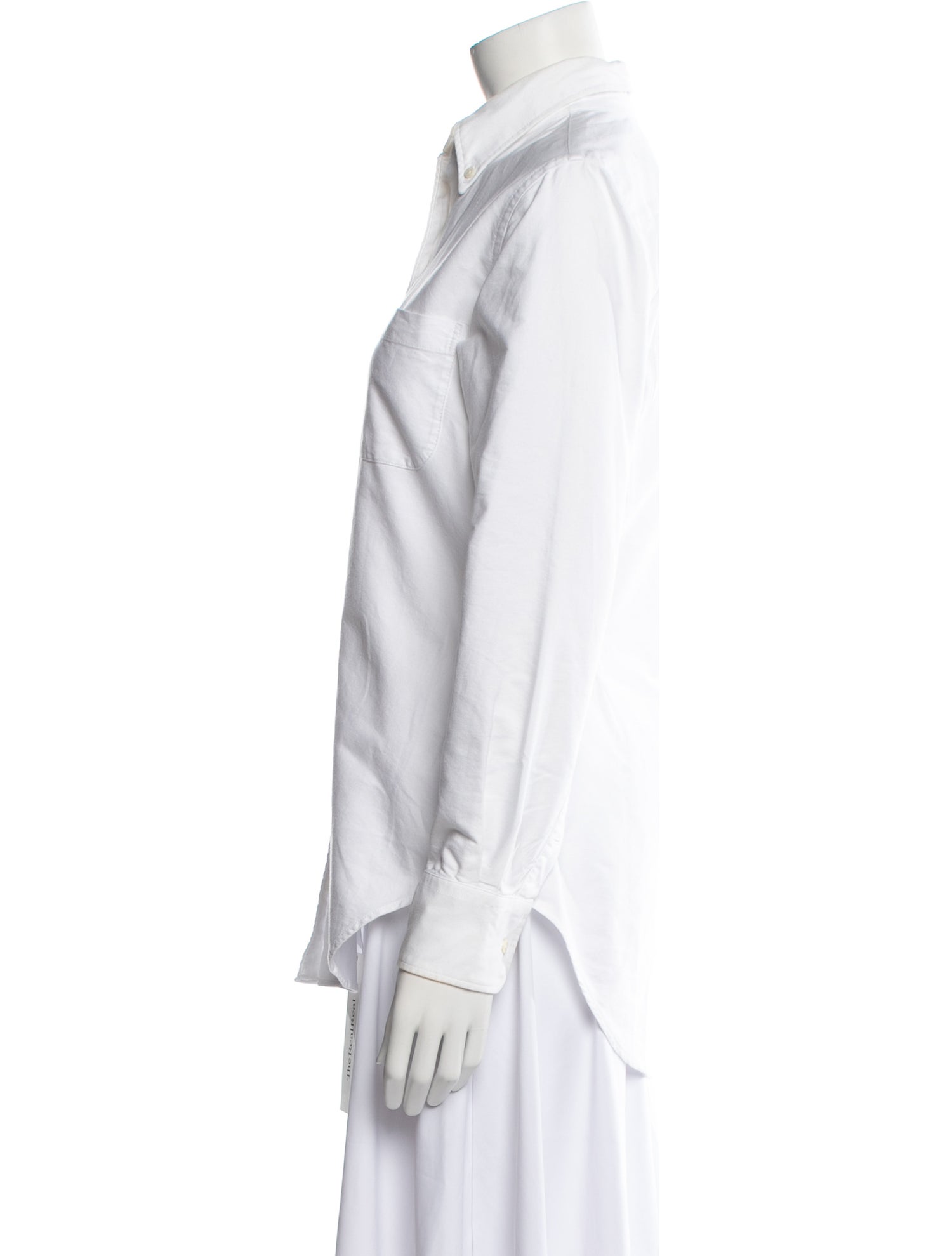 Thom Browne Long Sleeve Button-Up Top