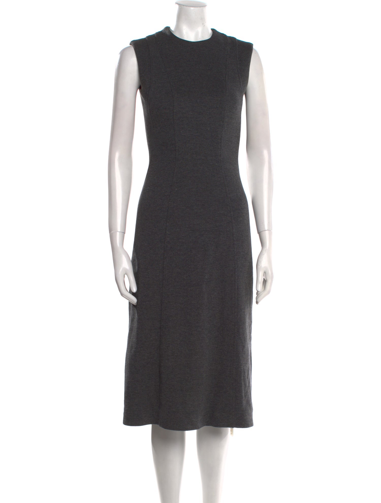 Thom Browne Crew Neck Midi Length Dress