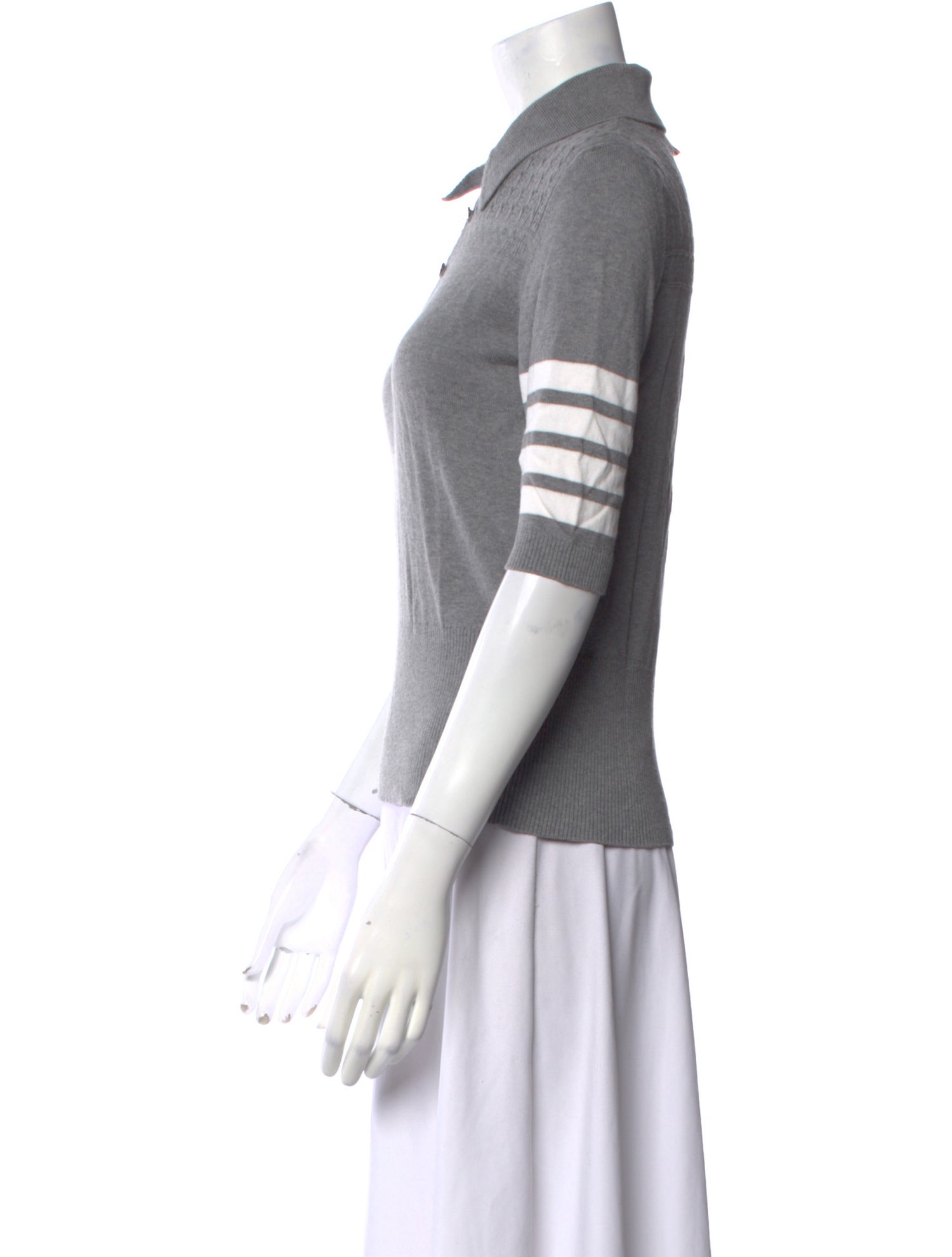 Thom Browne Hector 4 Bar Stripe Sweater