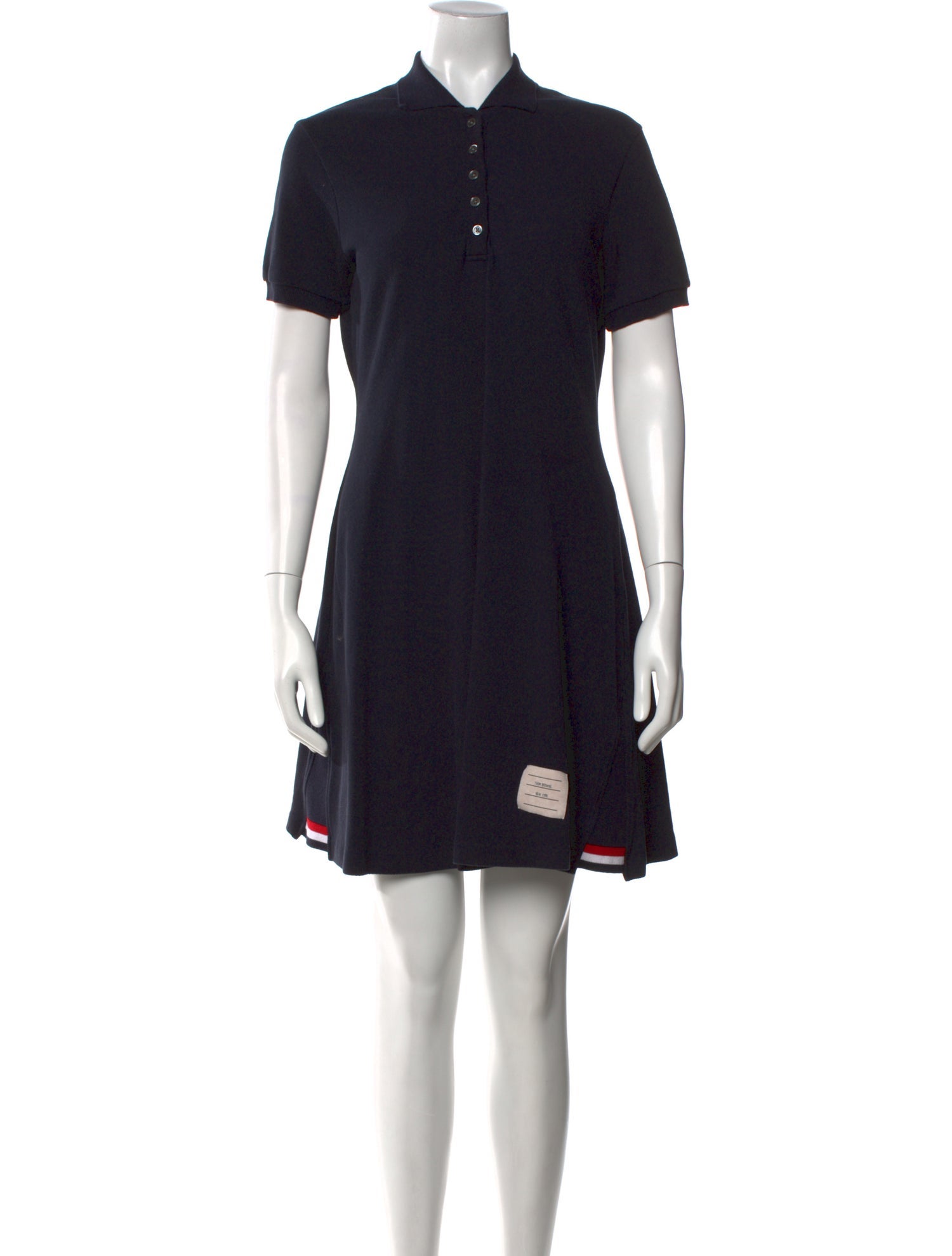 Thom Browne Mock Neck Mini Dress