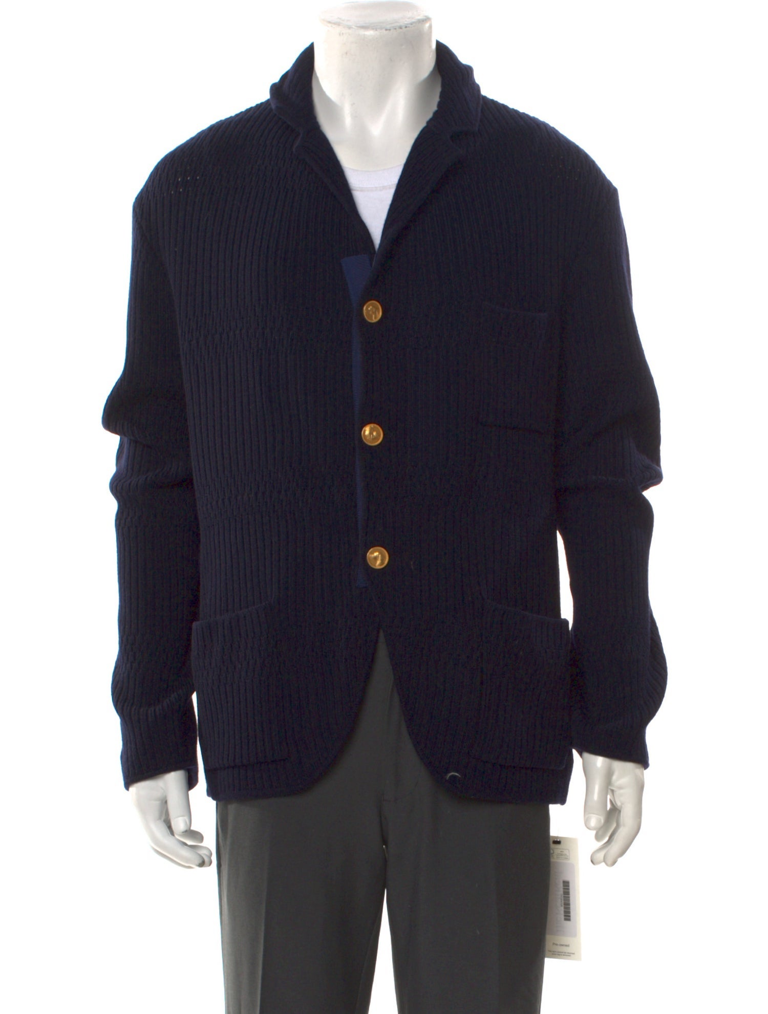Thom Browne Wool V-Neck Cardigan w/ Tags