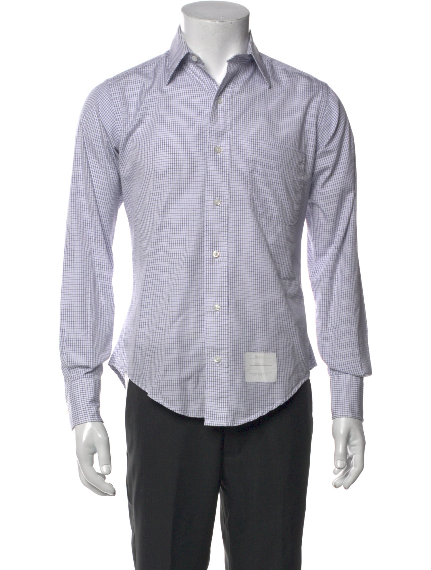 Thom Browne 2008 Plaid Print Shirt