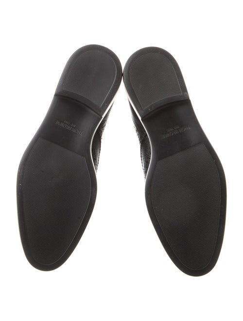 Thom Browne Leather Lasercut Accents Combat Boots