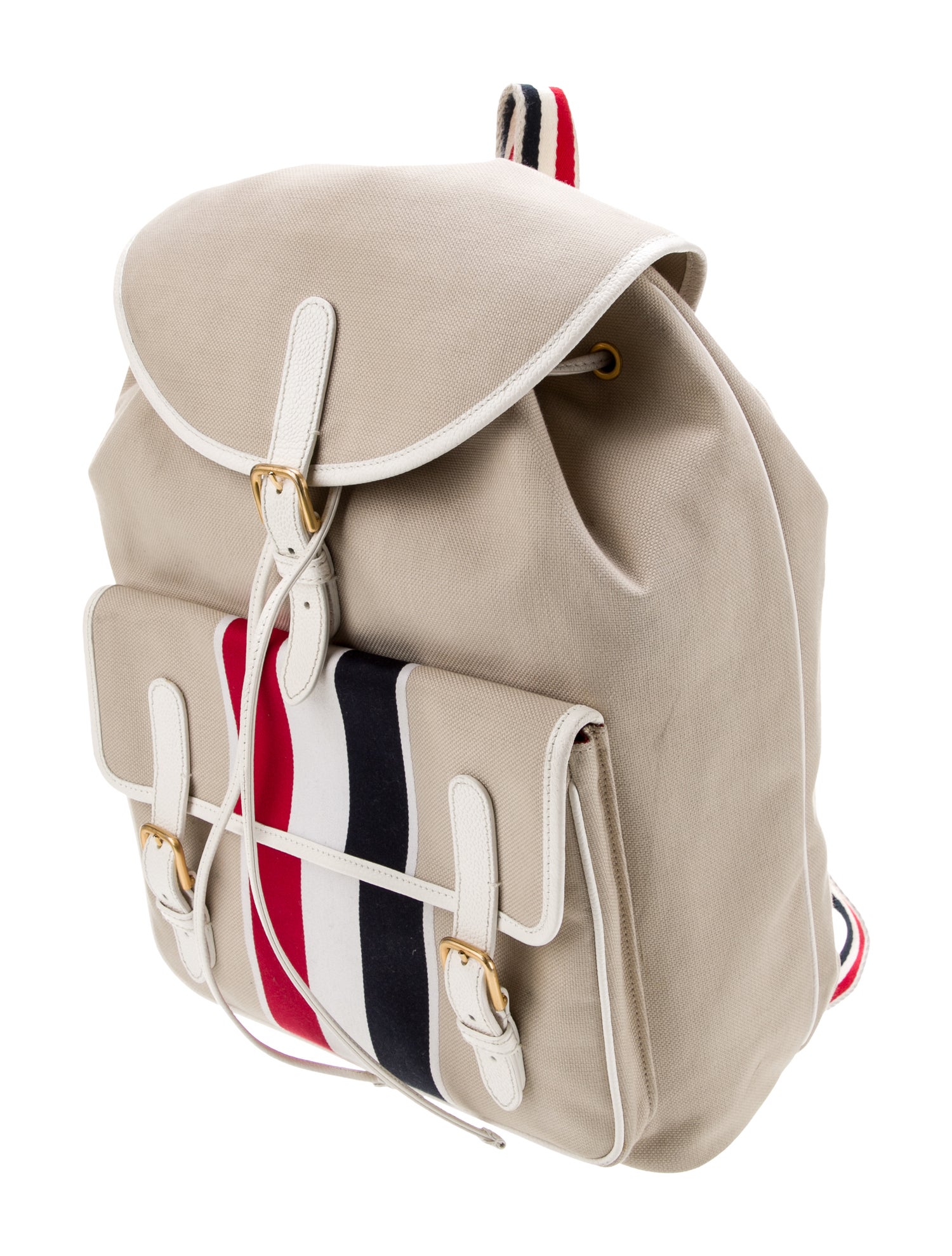 Thom Browne Canvas Backpack