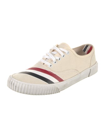 Thom Browne Canvas Printed Sneakers